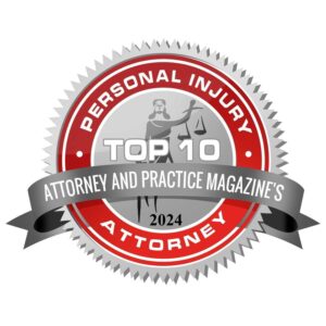 2024 Top 10 PI Lawyer Badge