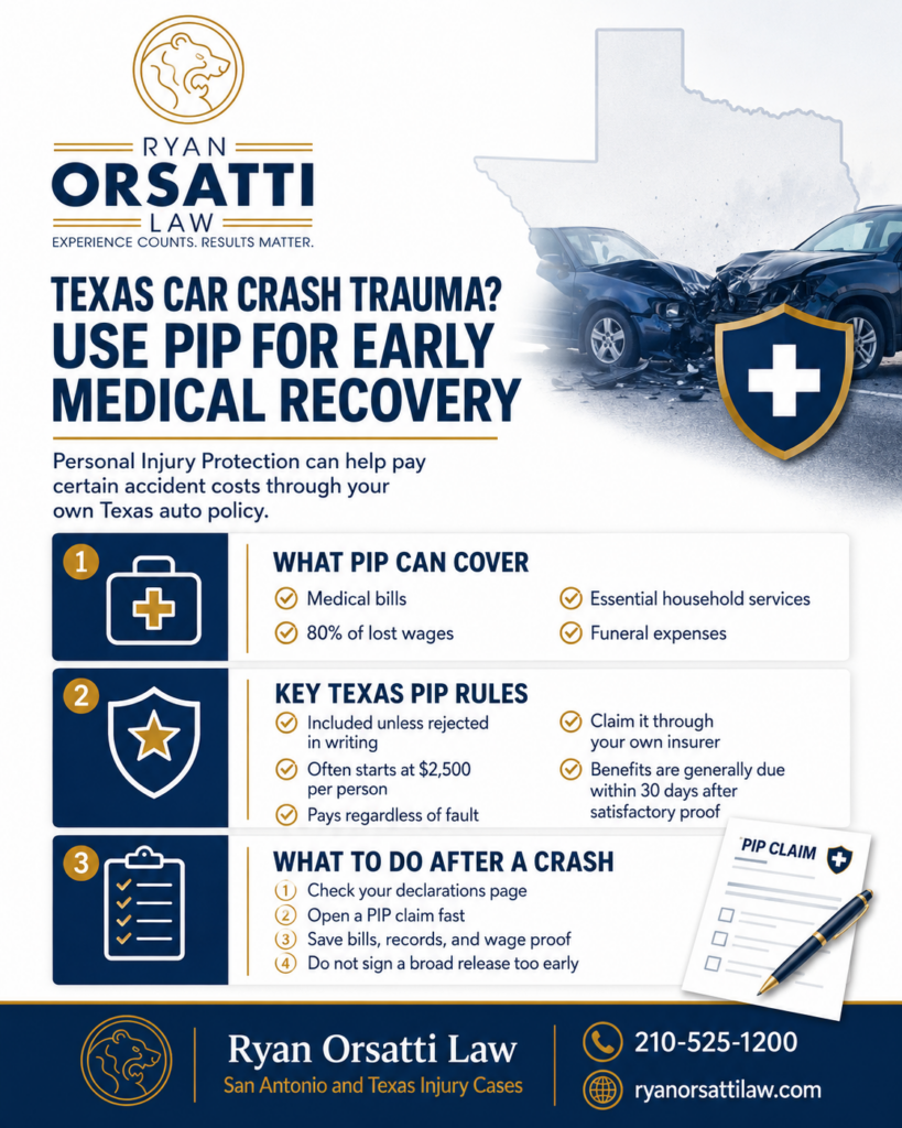How Do I Use PIP After a Car Accident in Texas?