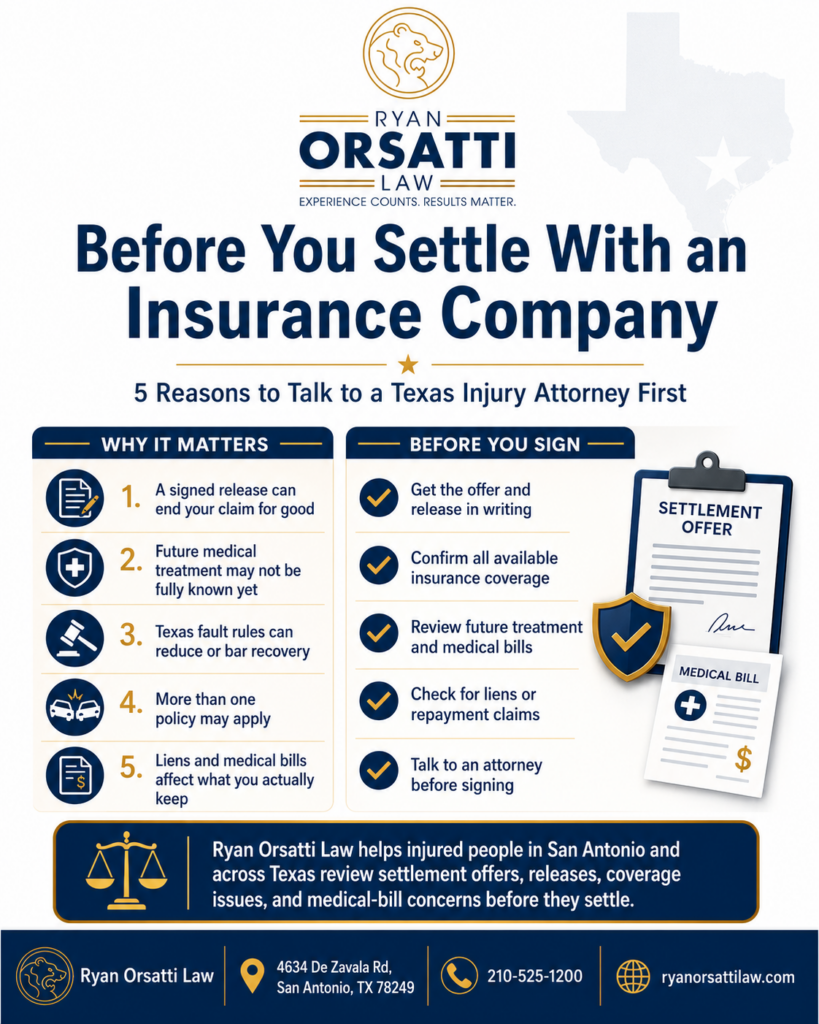 Why You Should Consult an Attorney Before Settling with an Insurance Company in Texas