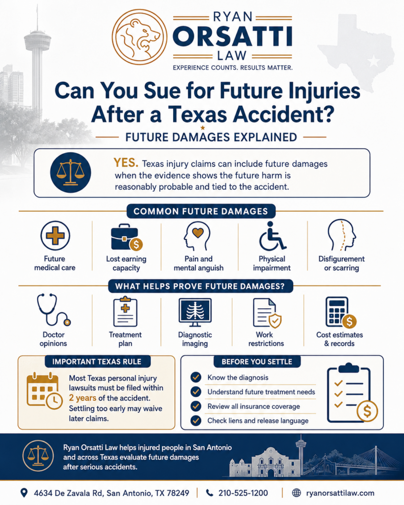 Can You Sue for Future Injuries After a Texas Accident?