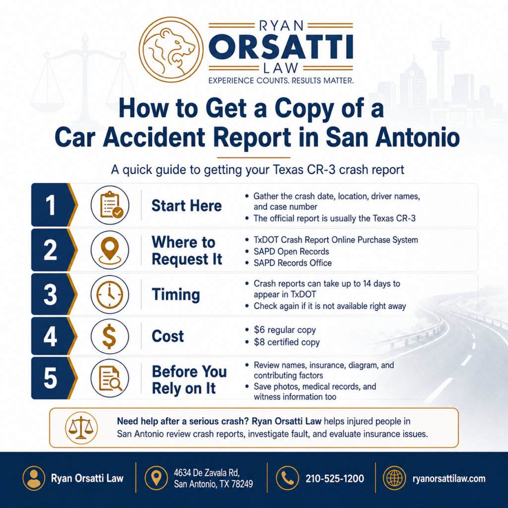 How to Get a Copy of a Car Accident Report in San Antonio