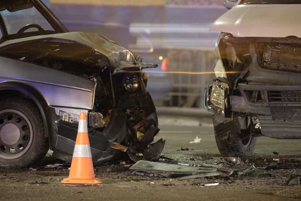 Collision Between Two Cars