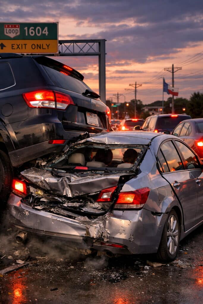El Devastador Impacto del Desajuste de Parachoques entre SUVs y Autos Pequeños en San Antonio